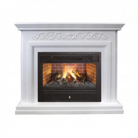 Электрокамин (очаг+портал) Real-Flame Leticia 26 WT-P511 с очагом 3D Novara