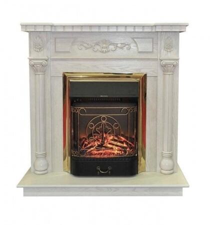 Очаг электрокамина Real-Flame Majestic Lux Brass