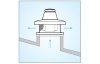 Крышный вентилятор Vortice TRT 20 E 4P