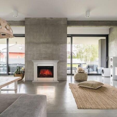 Электрокамин (очаг+портал) Electrolux Castello 30 Белый с очагом EFP/P-3020LS