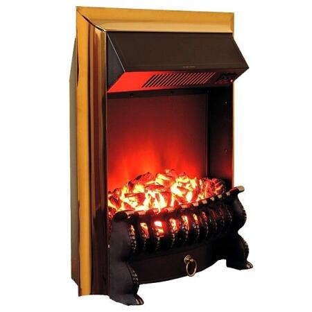 Очаг электрокамина Royal Flame Fobos FX Brass