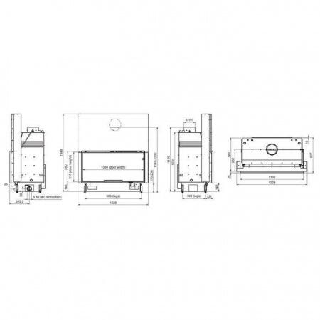 Дровяная топка  Technical PanAqua 130 EVO LD