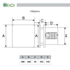 Накладной вентилятор Seicoi 150 Black Glass SKGP06-01
