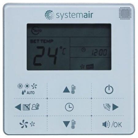 Мощная сплит-система канального типа Systemair SYSPLIT DUCT 76 HP R