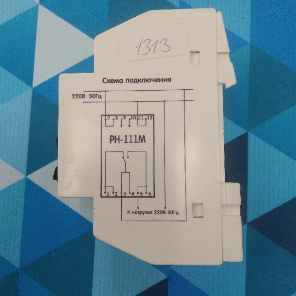 Реле напряжения однофазное РН-111M (220В / 50Гц) микропроцесорное