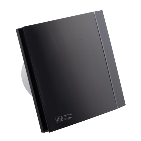 Накладной вентилятор Soler Palau SILENT-100 CZ MATT BLACK DESIGN 4C