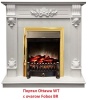 Очаг электрокамина Real-Flame Fobos Lux Brass