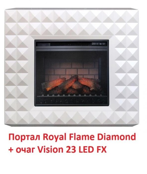 Деревянный портал Royal Flame Diamond под очаг Vision 23 LED FX