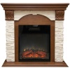 Изысканный камин в квартиру электрический Real-Flame Dublin LUX STD/EUG/24 AO с очагом Kendal 24