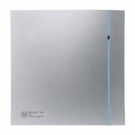Вытяжка для ванной диаметр свыше 150 мм Soler & Palau SILENT-300CRZ 'PLUS' SILVER DESIGN-3C
