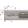 Внутрипольный конвектор длиной 30 см - 1 м Minib COIL-KO2 1000