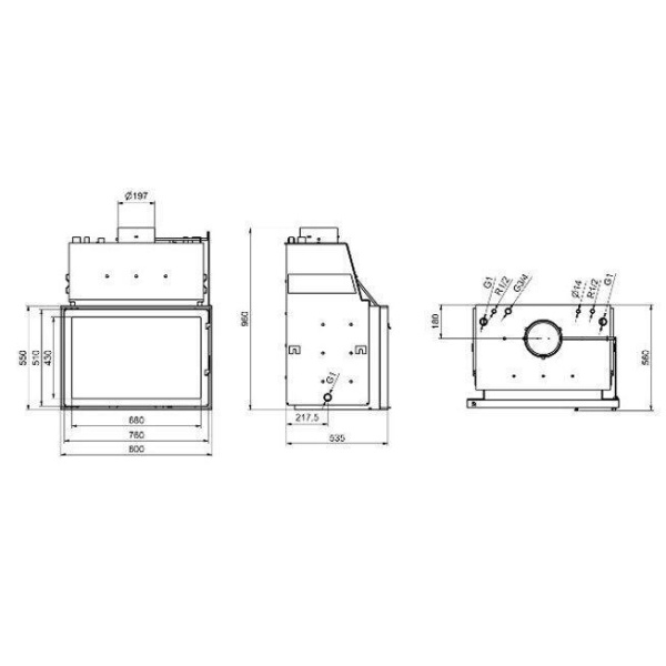 Дровяная топка  Technical PanAqua 30 kW