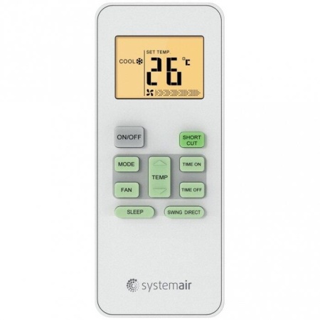 Настенный внутренний блок мульти-сплит системы Systemair SYSPLIT WALL SMART 09 V2 EVO HP Q in