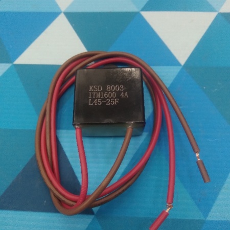 Предохранитель плавкий KSD-8003 2-х концевой (L45 - 25F) Китай