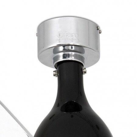 Вентилятор без подсветки Faro Mini Eterfan Shiny Black
