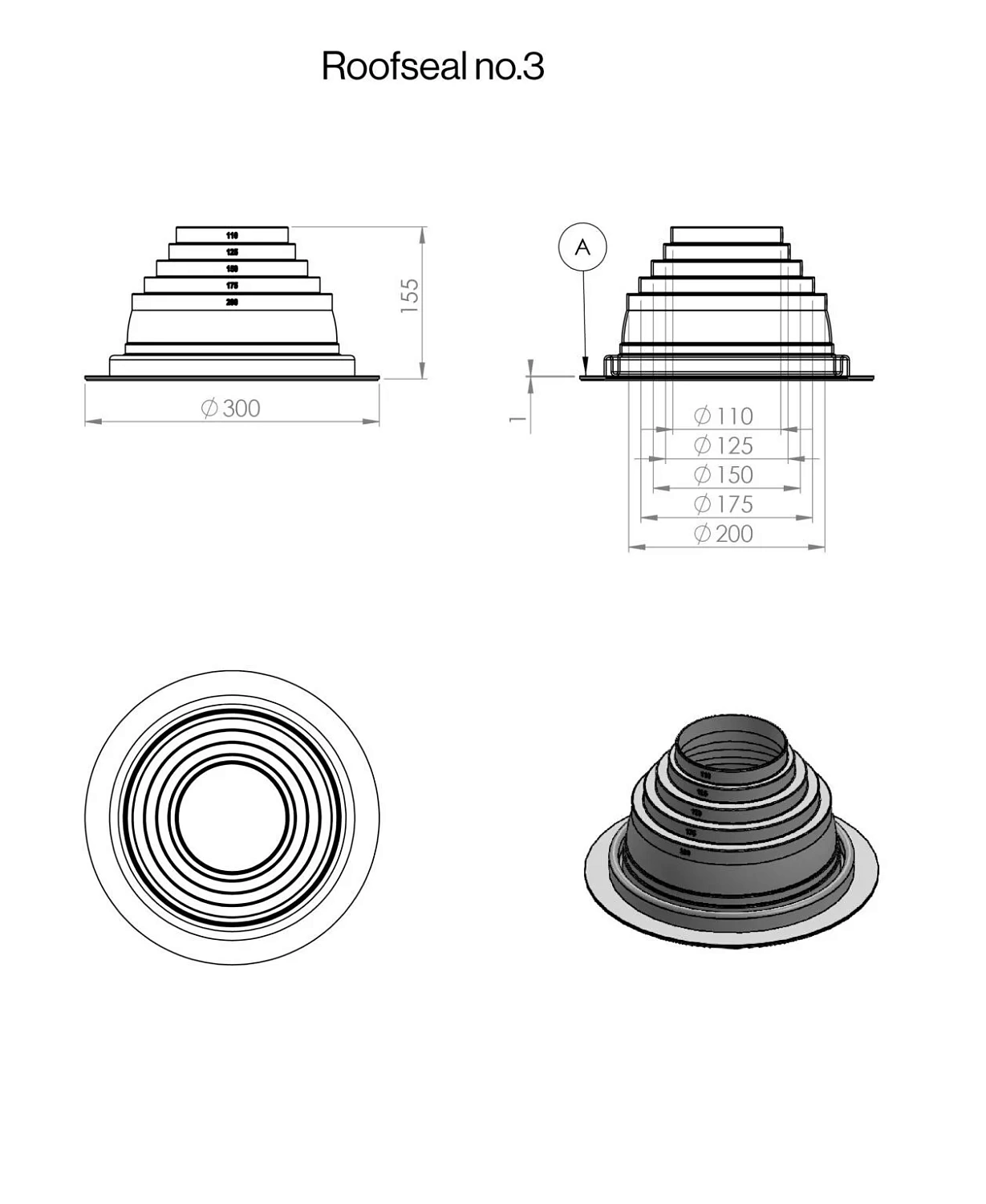 РУФСИЛ (ROOFSEAL) уплотнитель (VILPE)