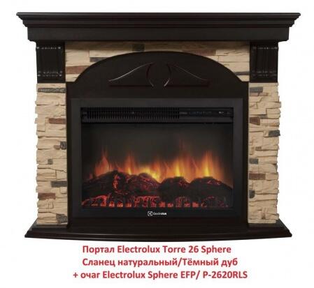 Очаг электрокамина Electrolux Sphere EFP/P-2620RLS