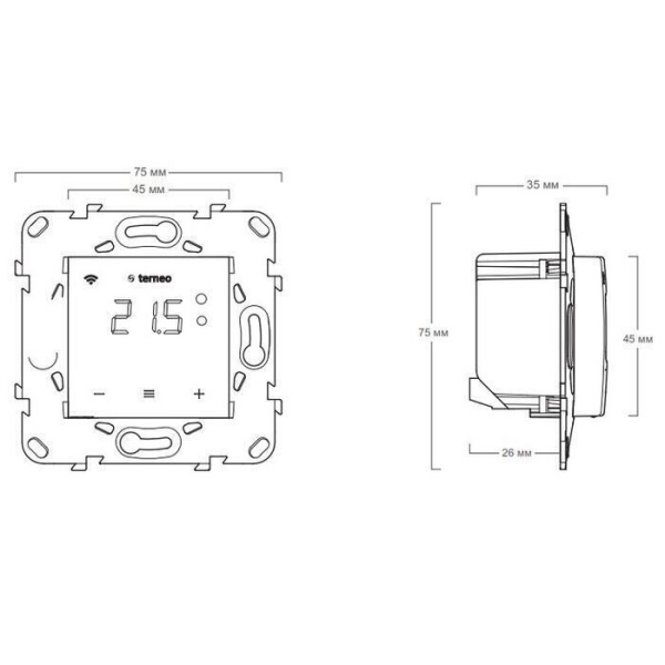 Для теплого пола Terneo Sx unlc Wi-Fi