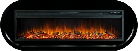 Каминокомплект Ellipse - Черный с очагом Vision 60 LOG LED