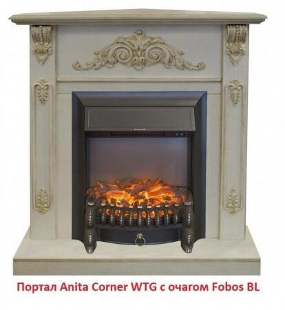 Очаг электрокамина Real-Flame Fobos BL S