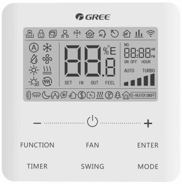 Канальная сплит-система Gree U-Match Inverter R32 RU - GUD35PS1/B-S(220)