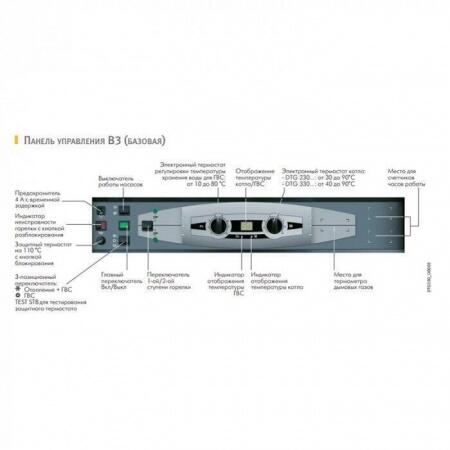 Напольный газовый котел > 200 кВт De Dietrich DTG 330-18 S B3 20/25 мбар (теплообменник в собранном 