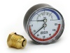Термоманометр BSR 120°C, 4 бар, 1/2", 63мм, аксиальный