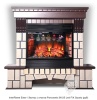 Каменный камин (портал+очаг) InterFlame Exter / Экстер с очагом Panoramic 06-25 Led F/X Quartz