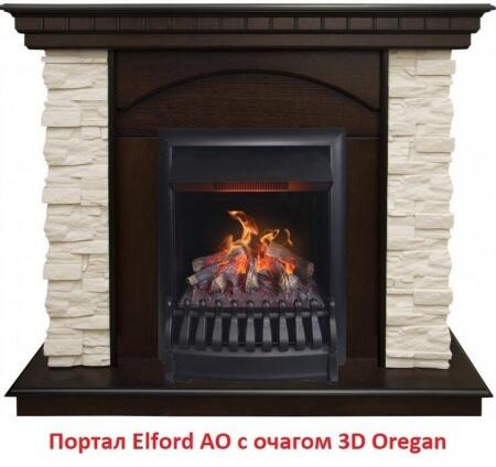 Очаг электрокамина Real-Flame 3D OREGAN