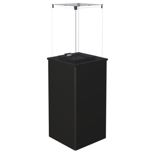 Газовый уличный обогреватель мощностью 8-10 кВт Kratki PATIO MINI/M/G31/37MBAR/S - сталь, с ручным у
