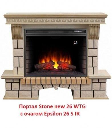 Портал из камня Real-Flame Stone new 26/HL WTG
