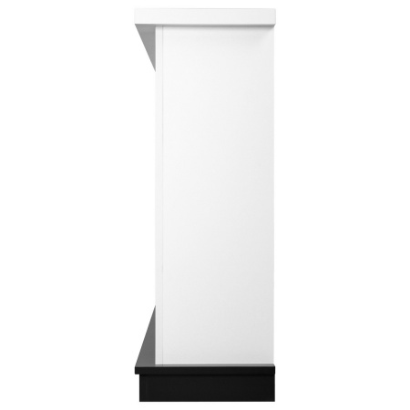 Каминокомплект: Очаг Electrolux Infinity EFP/P-1600ULS, портал Canto Long белый, черный