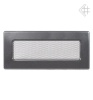 Вентиляционная решетка для камина Kratki 11х32 графитовая 32G
