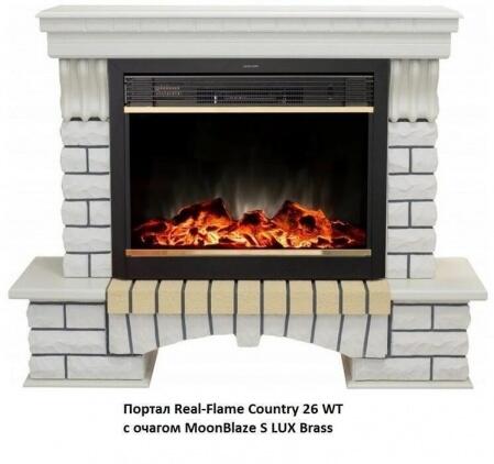 Портал из камня Real-Flame Country 25 WT