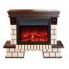 Электрокамин с эффектом живого огня и звуком Real-Flame Stone new 26/HL с очагами Moonblaze Delux/Lu