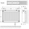 Стальной панельный радиатор Тип 22 Buderus Радиатор K-Profil 22/300/2000 (36) (B)