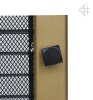Вентиляционная решетка для камина Kratki 17х30 гальваника под золото с жалюзи 30ZGX