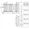 Стальной трубчатый радиатор 3-колончатый Arbonia 3057/12 N12 3/4 RAL 9016