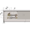 Внутрипольный конвектор длиной 2,1 м - 3 м Minib COIL-PT180 2750