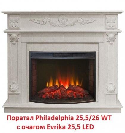 Очаг электрокамина Real-Flame Evrika 25,5 LED