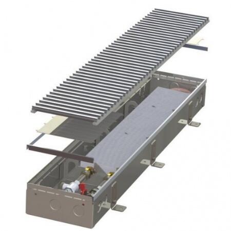Внутрипольный конвектор длиной 30 см - 1 м Minib COIL-PB 90 1000