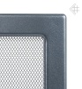 Вентиляционная решетка для камина Kratki 22х30 графитовая 22/30G