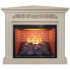 Угловой 3D электрокамин с увлажнителем воздуха Real-Flame Leticia Corner 26 WT с очагом 3D Leeds 26