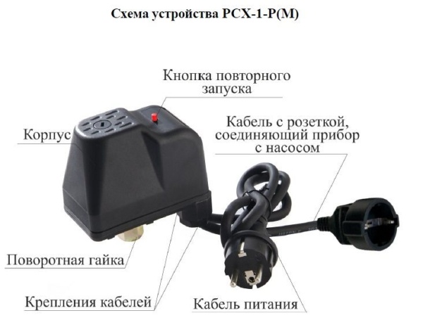 Реле сухого хода Vodotok PСХ-1-Р(М)
