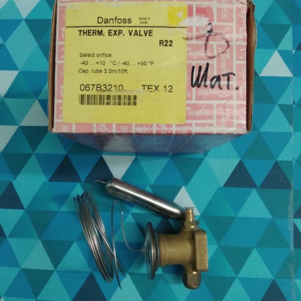 ТРВ Danfoss (067B3210) TEX 12 / TE 12 (R-22/R407C, 22bar -40/+10С, без MOP)