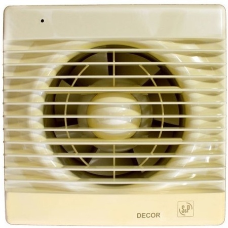 Вытяжка для ванной диаметр 120 мм Soler & Palau Decor 200C IVORY