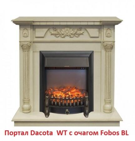 Очаг электрокамина Real-Flame Fobos BL S
