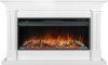 Каминокомплект Lyon 42 SFT (Разборный)  - Белый с очагом Vision 42 LOG LED