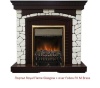 Электрокамин (очаг) со звуком для дачи Royal Flame Fobos FX M Brass/Black