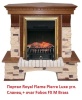 Электрокамин (очаг) со звуком для дачи Royal Flame Fobos FX M Brass/Black